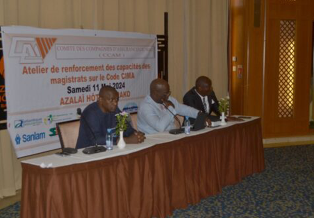 You are currently viewing Atelier de renforcement des capacités des magistrats sur le code CIMA